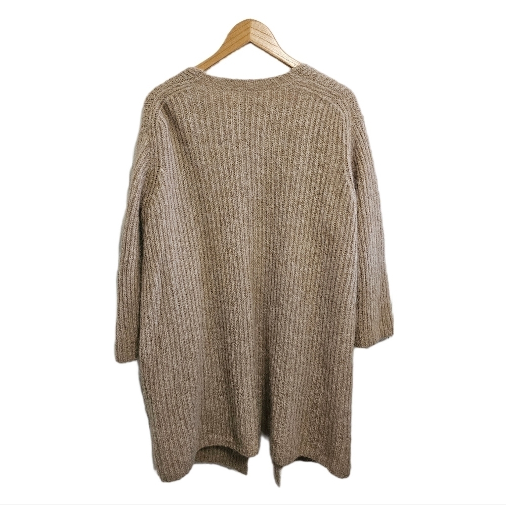 Club Monaco knit sweater open cardigan cream italian yarn size small - Picture 11 of 12